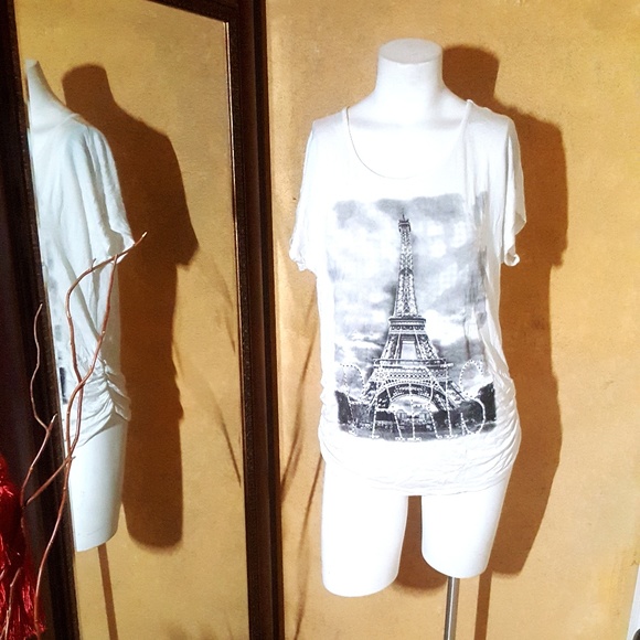 Velvet Skye Eiffel tower Paris women top … - Picture 1 of 8